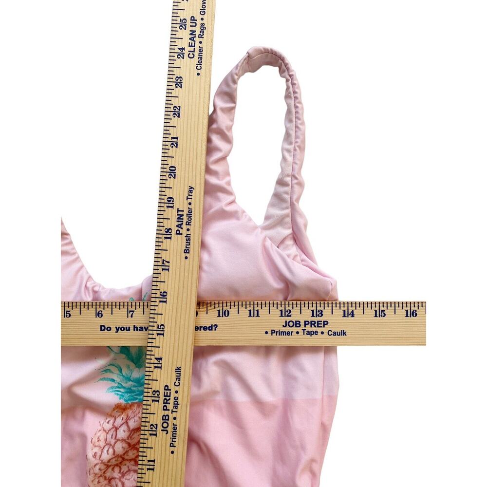Bikini Lab Swim Womens Size Small Pineapple One Piece Swim Suit Soft Padding NEW - Picture 13 of 16